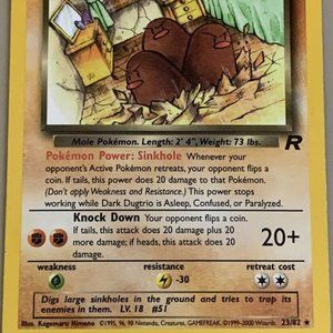 This is a dark Dugtrio READ DESC